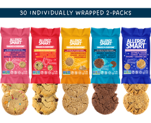 Load image into Gallery viewer, Cookie Lovers Sampler | 6 Boxes - AllergySmart - Green Gourmand Foods Inc.