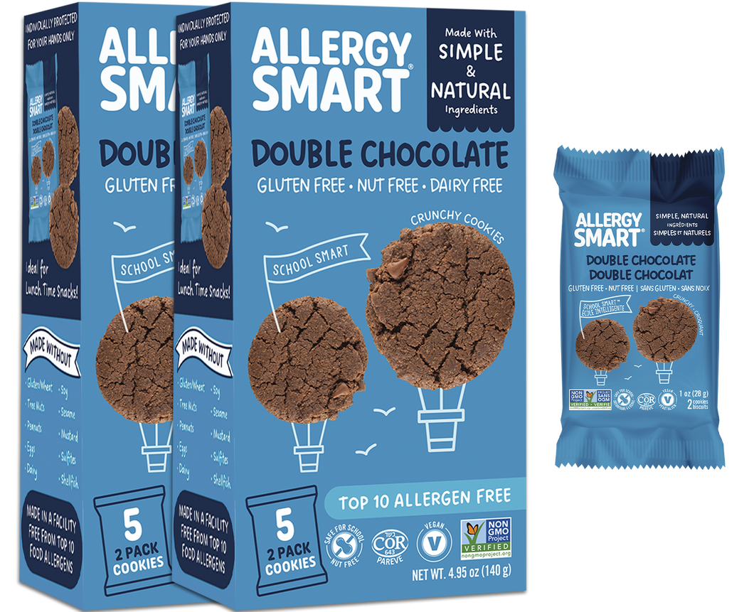 Double Chocolate Cookies | 2 Boxes - AllergySmart - Green Gourmand Foods Inc.