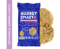 40 Individually Wrapped 2-Pack Cookies | Oatmeal Raisin - AllergySmart - Green Gourmand Foods Inc.