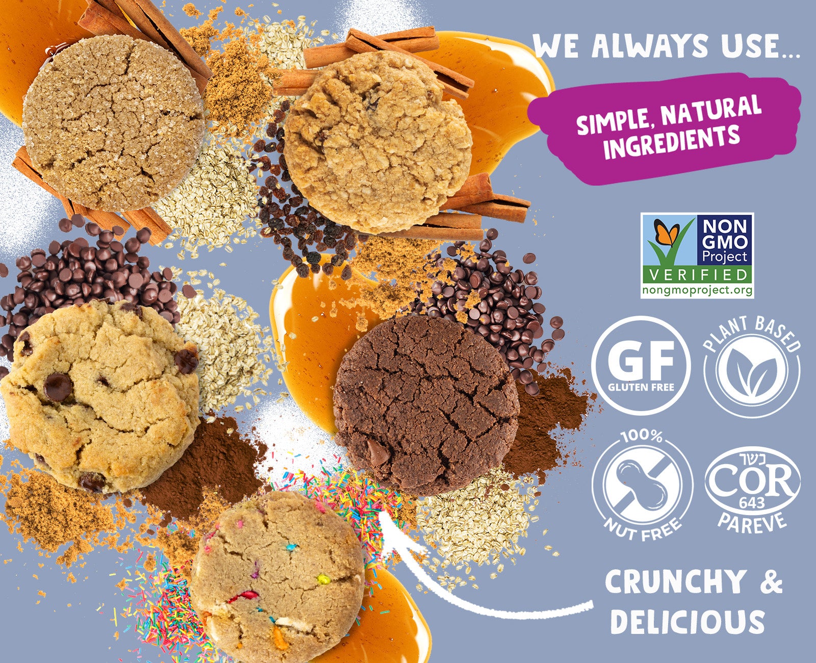 Cookie Lovers Sampler | 6 Boxes - AllergySmart - Green Gourmand Foods Inc.